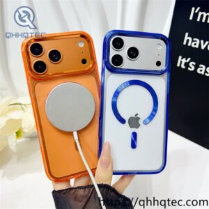 wholesale metal ring magnetic case for iphone 18 pro max | funda magsafe