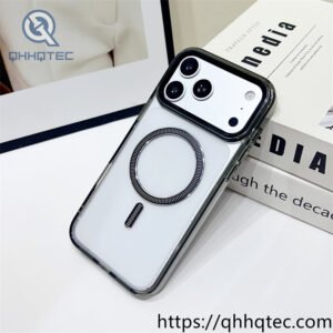 wholesale textured ring magnetic case for iphone 18 pro max | funda magsafe