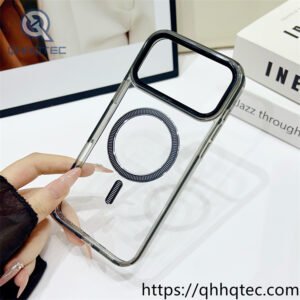 wholesale textured ring magnetic case for iphone 18 pro max | funda magsafe