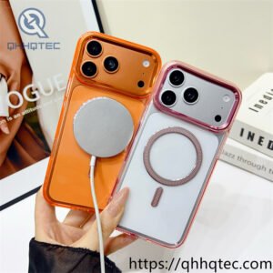 wholesale textured ring magnetic case for iphone 18 pro max | funda magsafe