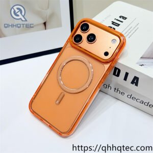 wholesale textured ring magnetic case for iphone 18 pro max | funda magsafe