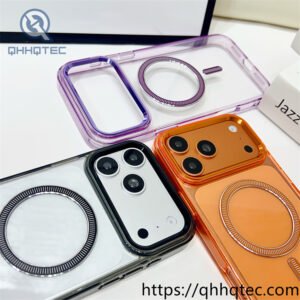 wholesale textured ring magnetic case for iphone 18 pro max | funda magsafe