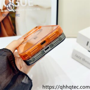 wholesale textured ring magnetic case for iphone 18 pro max | funda magsafe