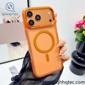wholesale spiral ring magnetic case for iphone 18 pro max | funda magsafe