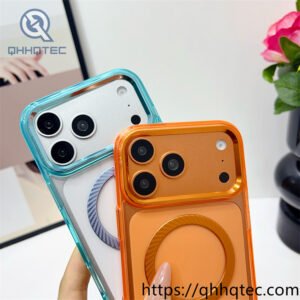 wholesale spiral ring magnetic case for iphone 18 pro max | funda magsafe