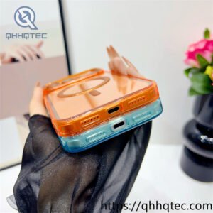 wholesale spiral ring magnetic case for iphone 18 pro max | funda magsafe