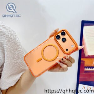 wholesale spiral ring magnetic case for iphone 18 pro max | funda magsafe