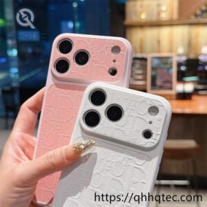 wholesale monogram texture case for iphone 18 pro max | funda texturizada