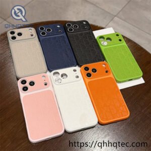 wholesale monogram texture case for iphone 18 pro max | funda texturizada