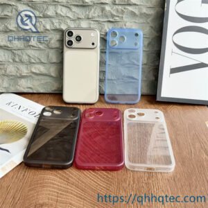 wholesale clear color bumper case for iphone 18 pro max | funda transparente
