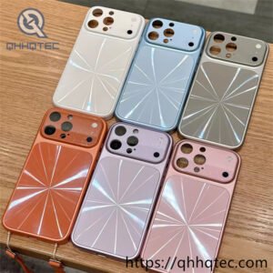 wholesale starburst glass case for iphone 18 funda brillo magsafe latam
