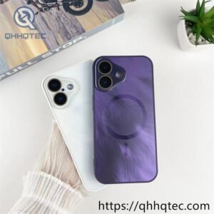 Wholesale Star Line Glass Magnetic Case for iPhone 18 Funda Brillo Estrella LATAM