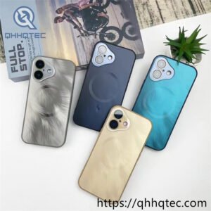 Wholesale Star Line Glass Magnetic Case for iPhone 18 Funda Brillo Estrella LATAM