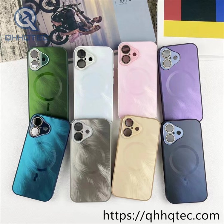 Wholesale Star Line Glass Magnetic Case for iPhone 18 Funda Brillo Estrella LATAM