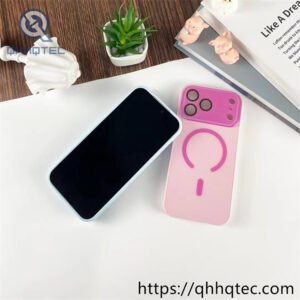 wholesale sunburst glass magnetic case for iphone 18 funda brillo estrella latam