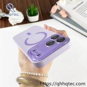 wholesale sunburst glass magnetic case for iphone 18 funda brillo estrella latam