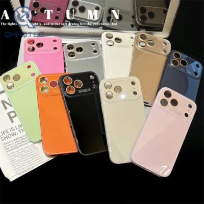 Wholesale Starburst Glitter Glass Magnetic Case for iPhone 18 Funda Brillo LATAM