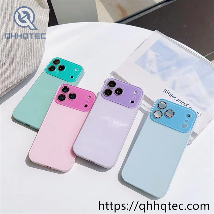 wholesale aurora glow glass magnetic case for iphone 18 funda brillo aurora latam