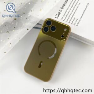wholesale aurora gloss magnetic case for iphone 18 funda brillo aurora latam