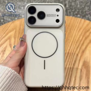 wholesale crystal wave glass magnetic case for iphone 18 funda brillo ondulado latam