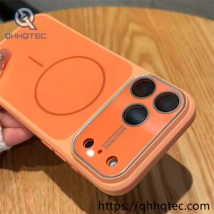 wholesale crystal wave glass magnetic case for iphone 18 funda brillo ondulado latam