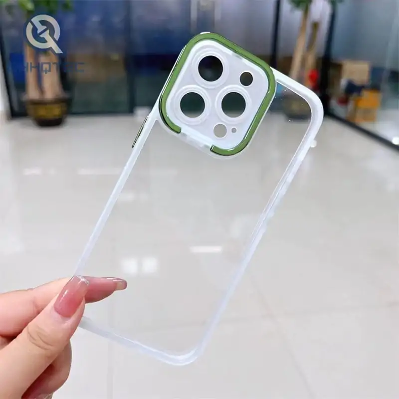 clear transparent acrylic case with stand camera