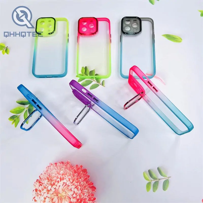color changing acrylic transparent case for iphone 14 pro max