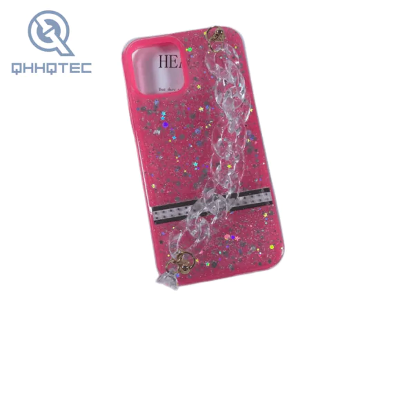 glitter hard case with chain for iphone 13 pro