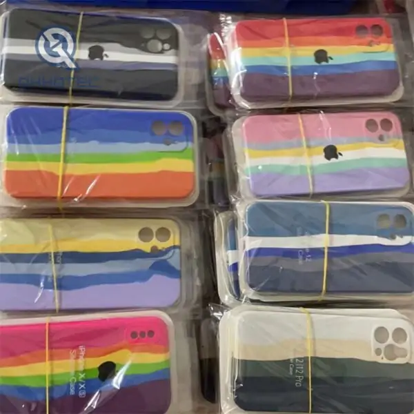 iphone rainbow original silicone case/rainbow original silicone case iphone (复制)