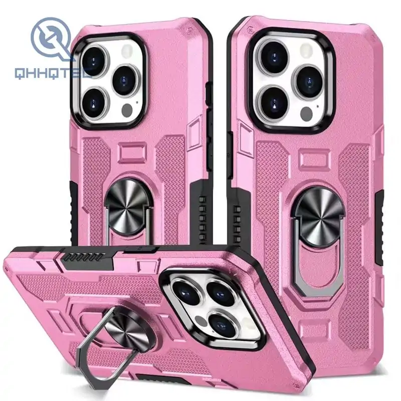 armor case with metal for iphone/ iphone phone case