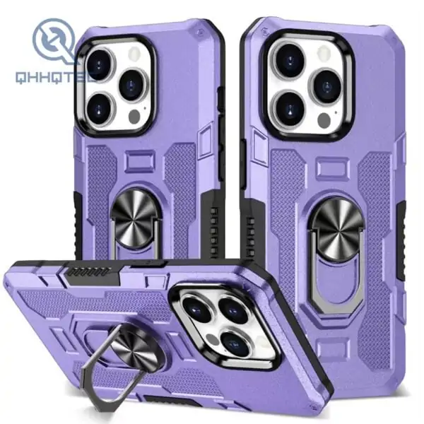 armor case with metal for iphone/ iphone phone case