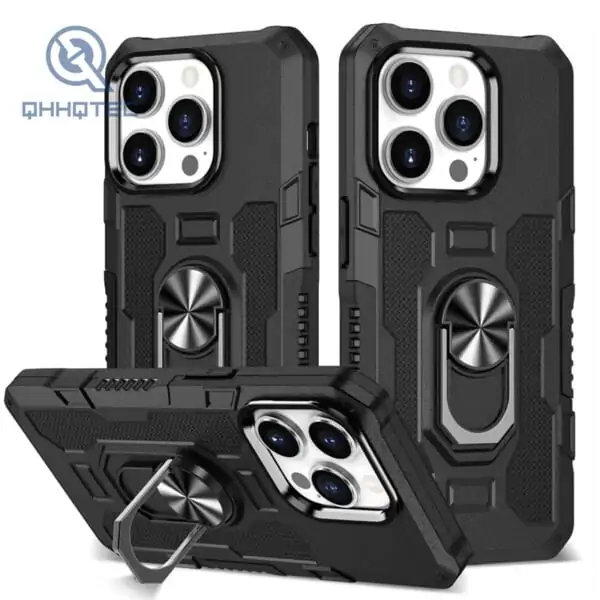 armor case with metal for iphone/ iphone phone case