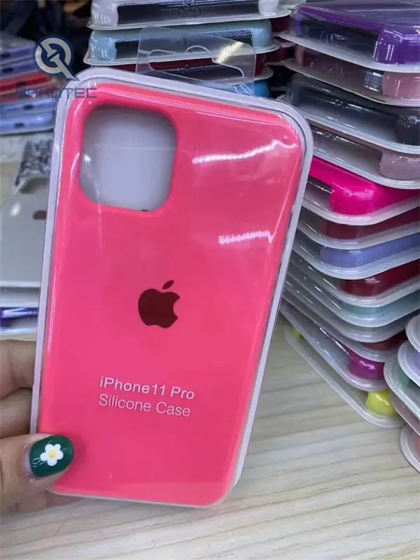iphone silicone case/silicone case with camera