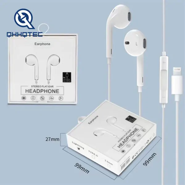 pop up earphone for iphone/ apple earphones