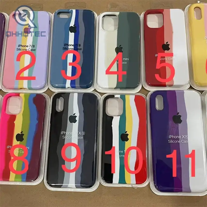 iphone rainbow original silicone case