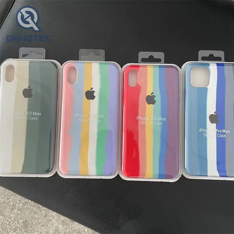 iphone rainbow original silicone case