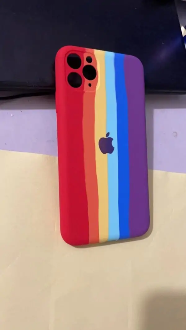 iphone rainbow original silicone case/rainbow original silicone case iphone (复制)