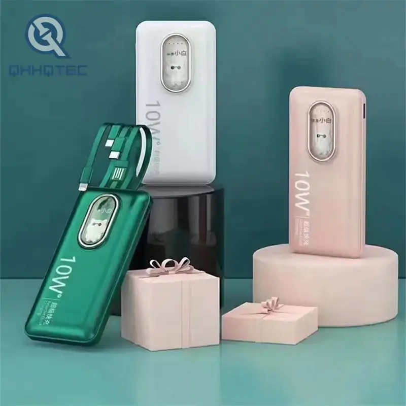 10w 4 in 1 cable power bank