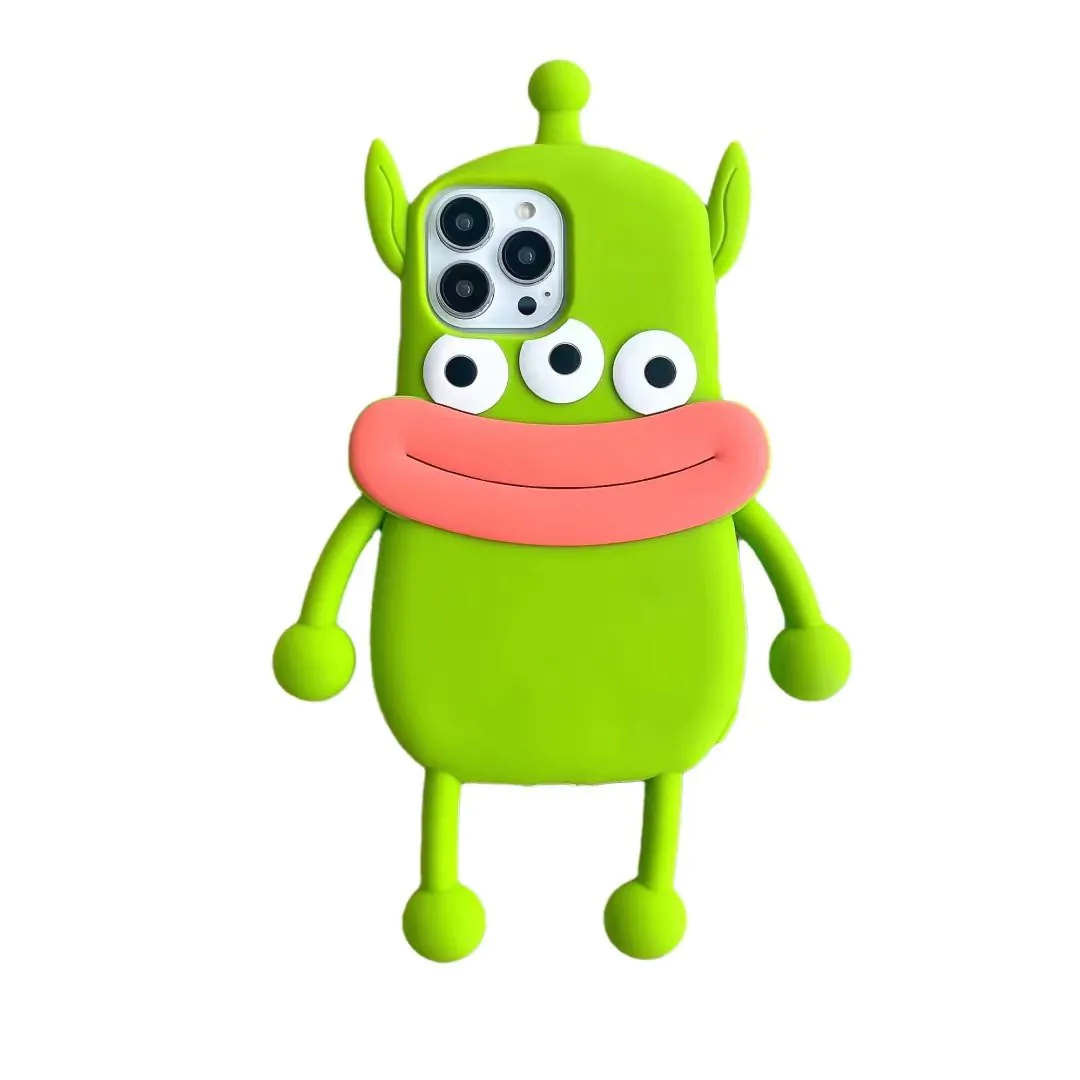 cute big mouth frogs silicone case