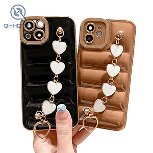 electronic leather tpu case with chain (复制)