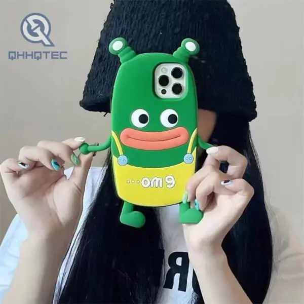 frog 3d silicone cover