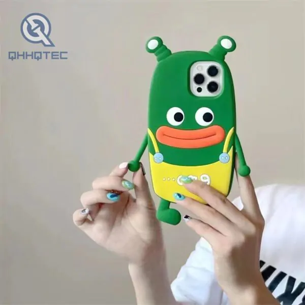 frog 3d silicone cover