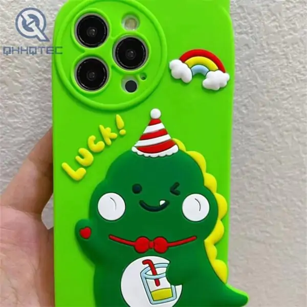 lucky circle camera silicone case for iphone