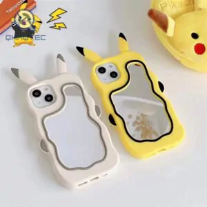mirror 3d silicone phone cover
