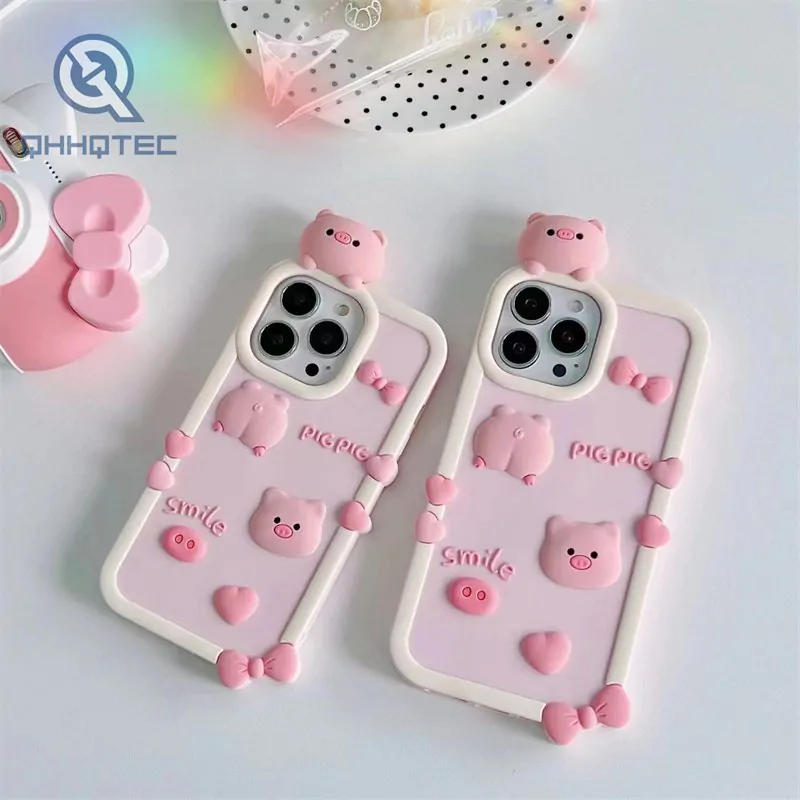 papa pig silicone case iphone