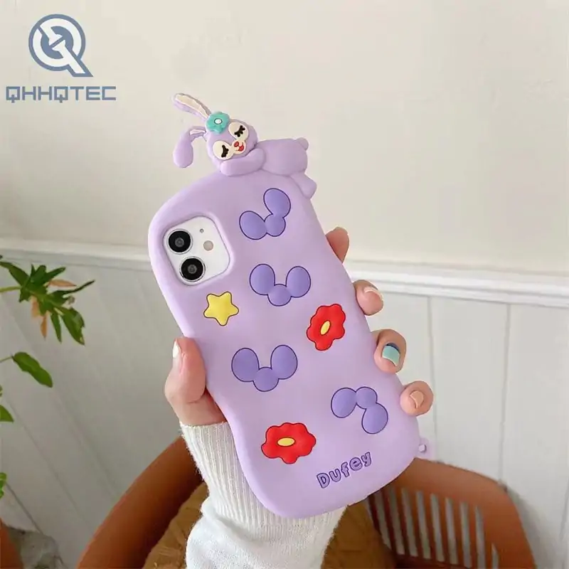 papa rabbit 3d silicone case