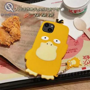 yellow duck silicone phone case