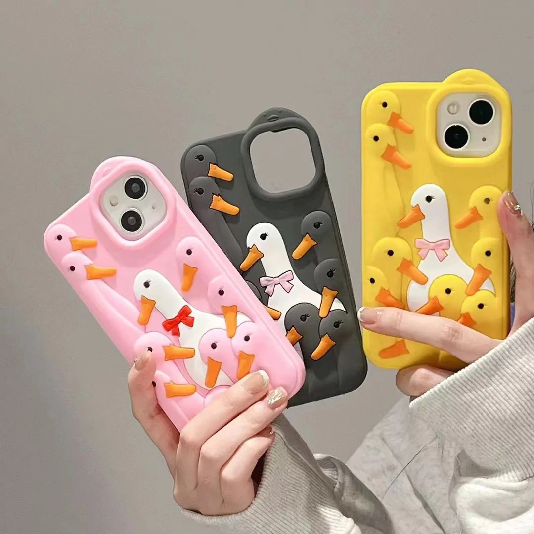 cute bear 3d silicone case