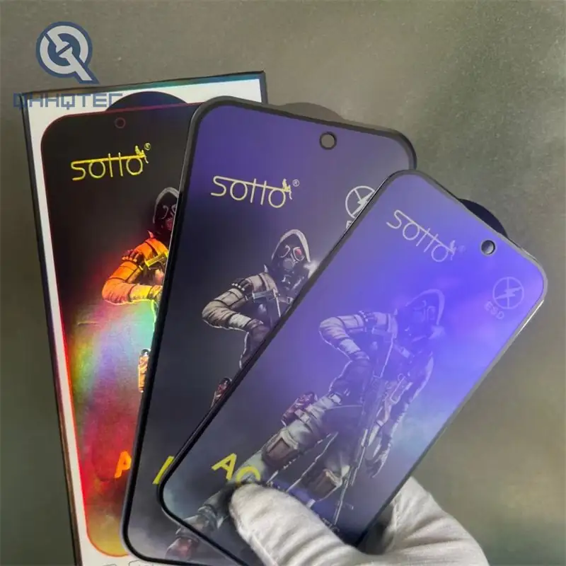 anti static ag matte anti spy tempered glass privacy glass