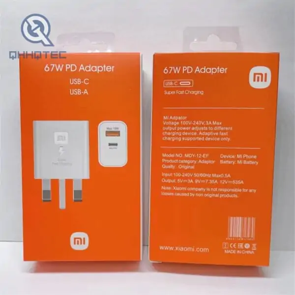 xiaomi 67w pd adapter xiaomi charger